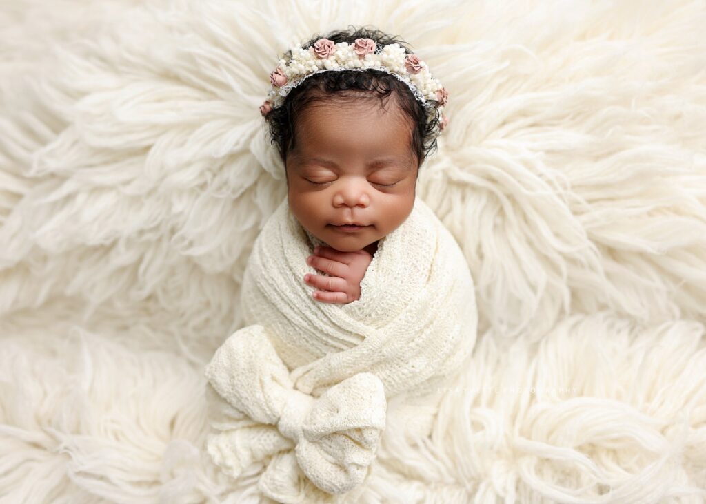 Swaddled Newborn Professional Photographer